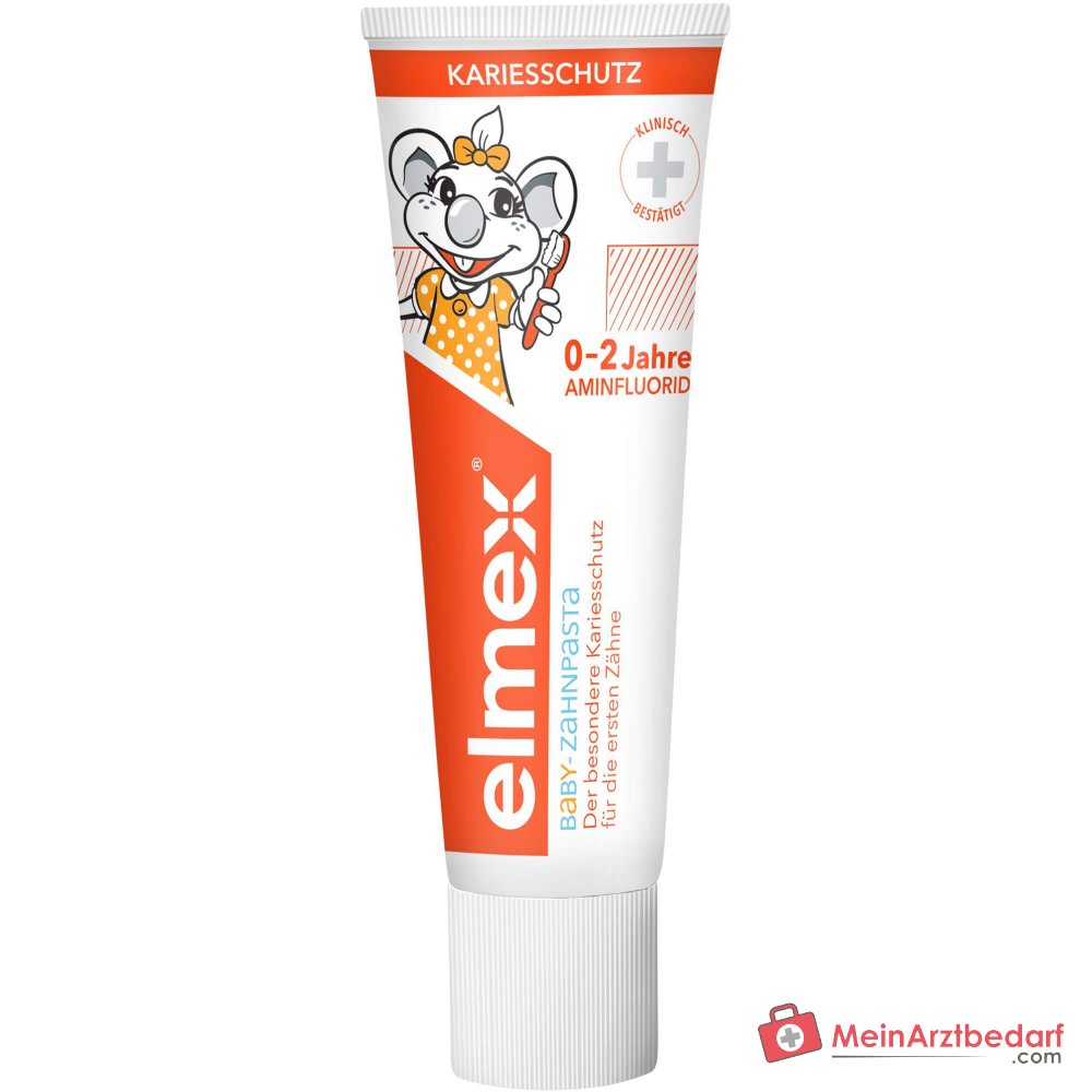 elmex Baby-Zahnpasta Olaflur Zahnpasta, 50 ml.