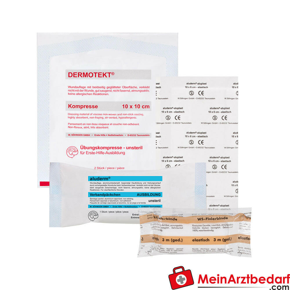 Erste-Hilfe-Übungsset Typ B - 50 Stück.