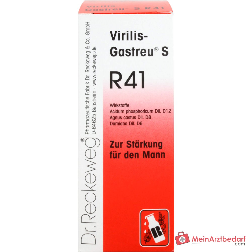 Virilis-Gastreu S R41 Tropfen Acidum phosphoricum D12 Agnus castus D8 Damiana D6 10 ml
