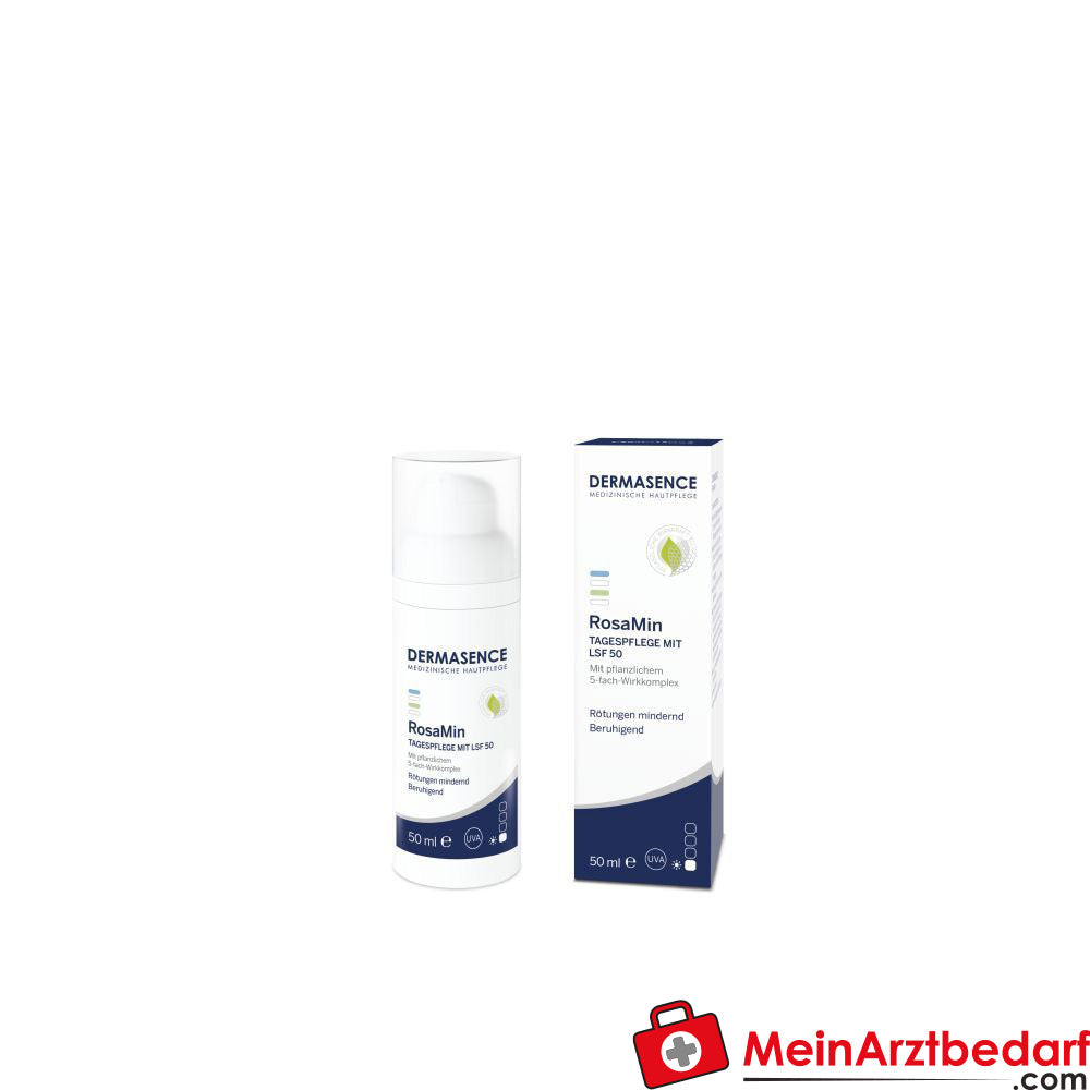 DERMASENCE RosaMin Tagespflege LSF 50, 50ml.