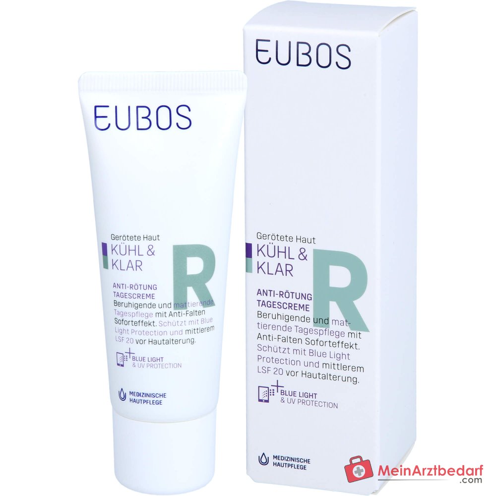 Eubos Kühl und Klar Antirötung Tagescreme LSF 20, 40 ml.