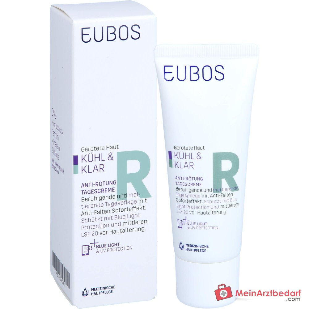 Eubos Kühl und Klar Antirötung Tagescreme LSF 20, 40 ml.