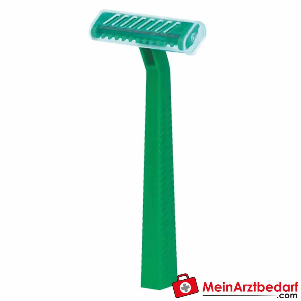 Mediware scheermes voor eenmalig gebruik met beschermkap, 100 st./pkg.