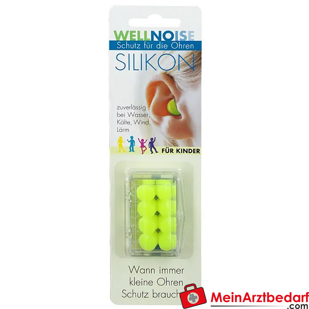 WELLNOISE Ohrenstopfen Blister für Kinder, 8 St..