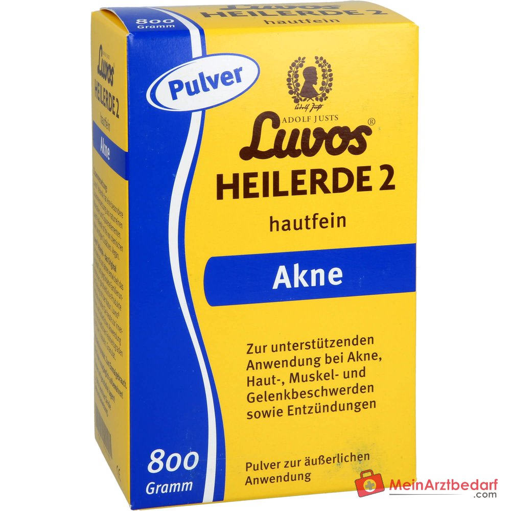 Luvos Heilerde 2 hautfein Pulver zur äußerlichen Anwendung, 800 g.