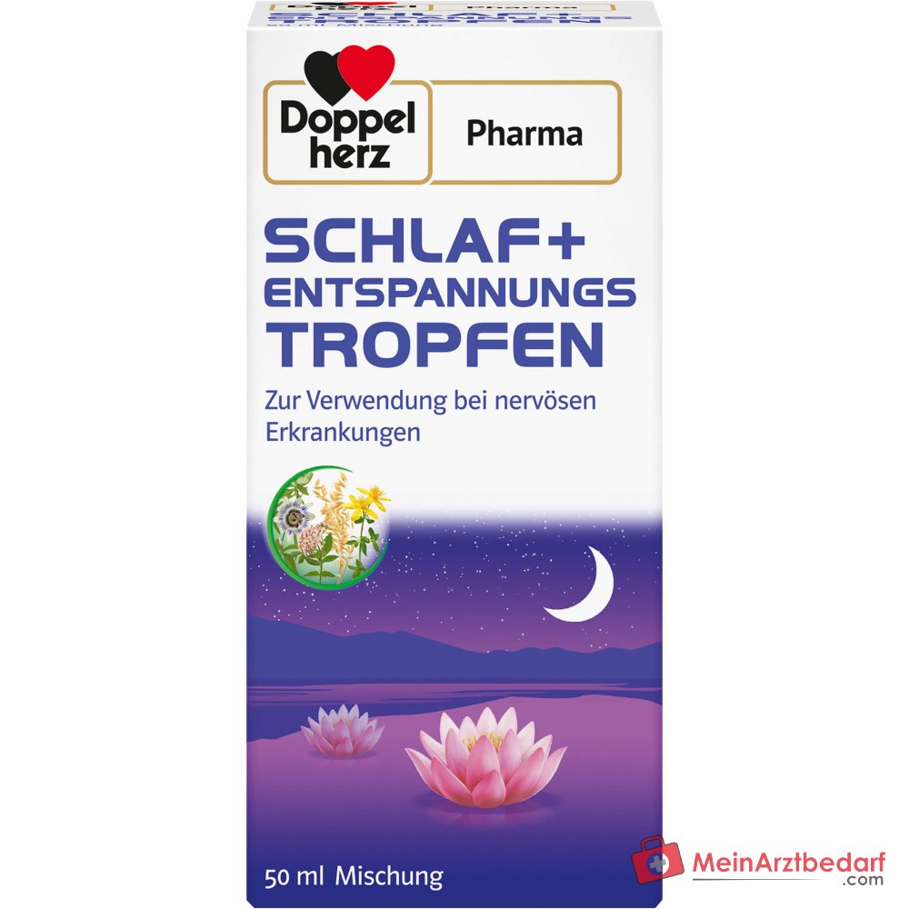 DoppelherzPharma Krople na sen i relaks Valeriana, Passiflora, Avena, Hypericum 11 ml
