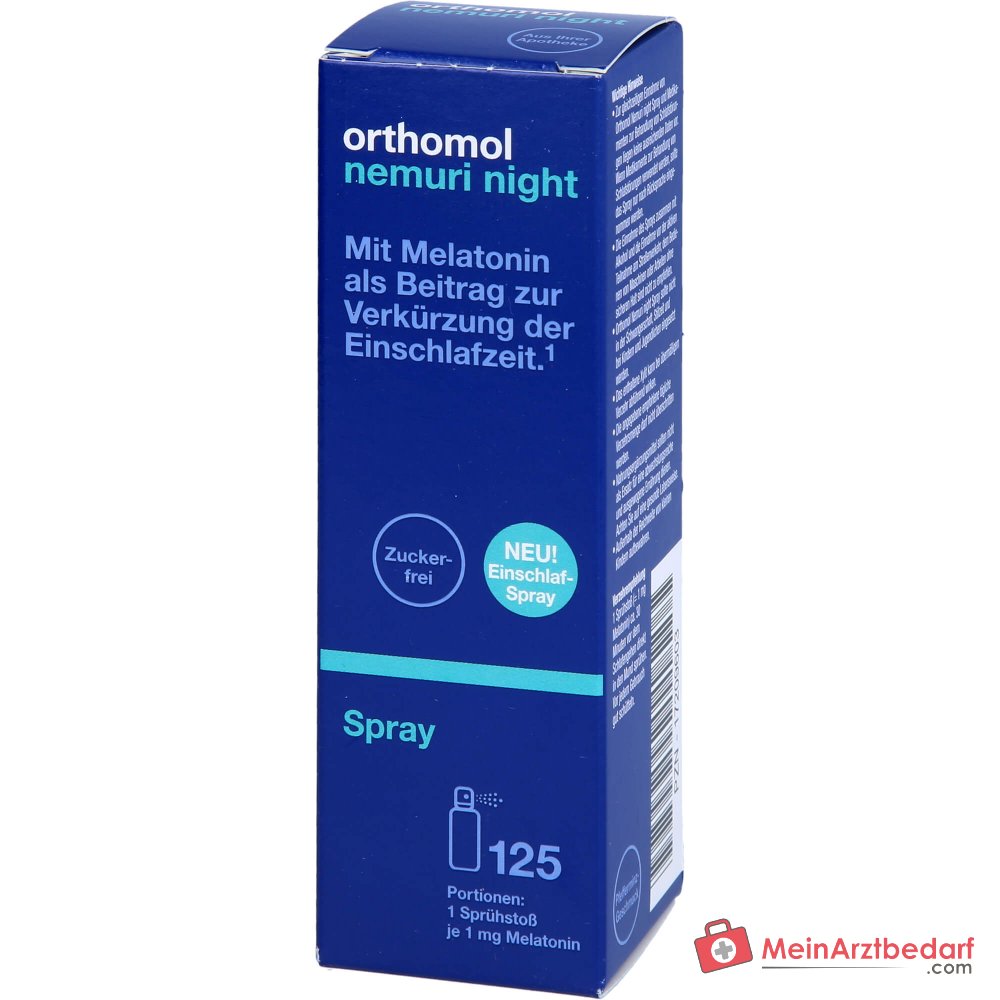 Orthomol Nemuri night Spray mit Melatonin, 25 ml.
