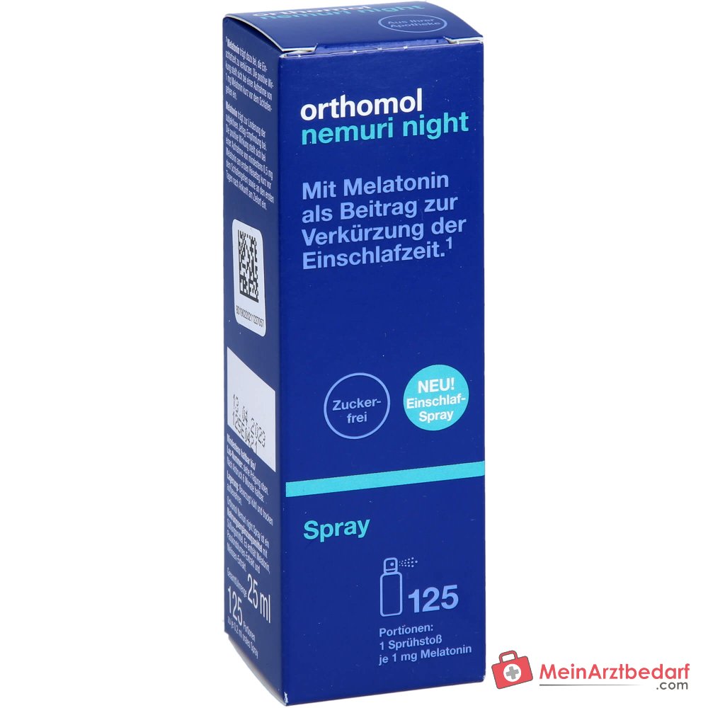 Orthomol Nemuri night Spray mit Melatonin, 25 ml.