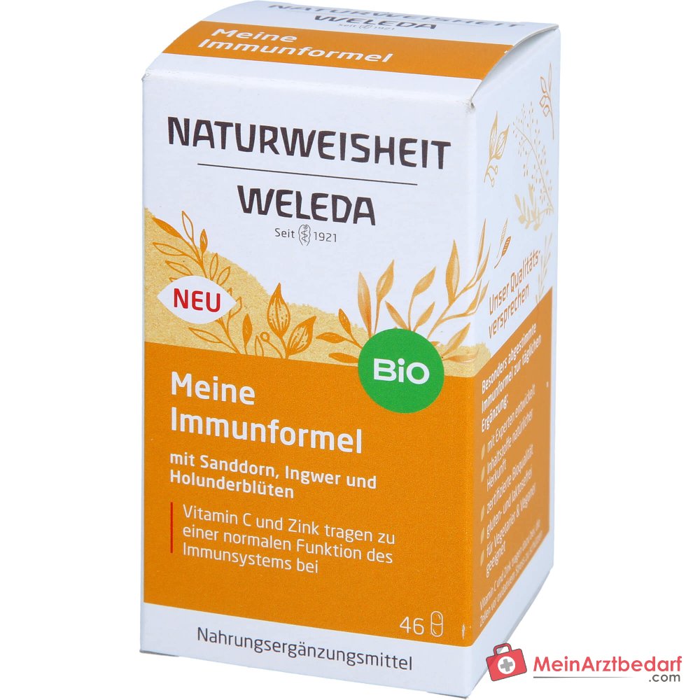 Weleda Sagesse Naturelle Ma Formule Immunitaire Capsules de Vitamines, 46 pièces.