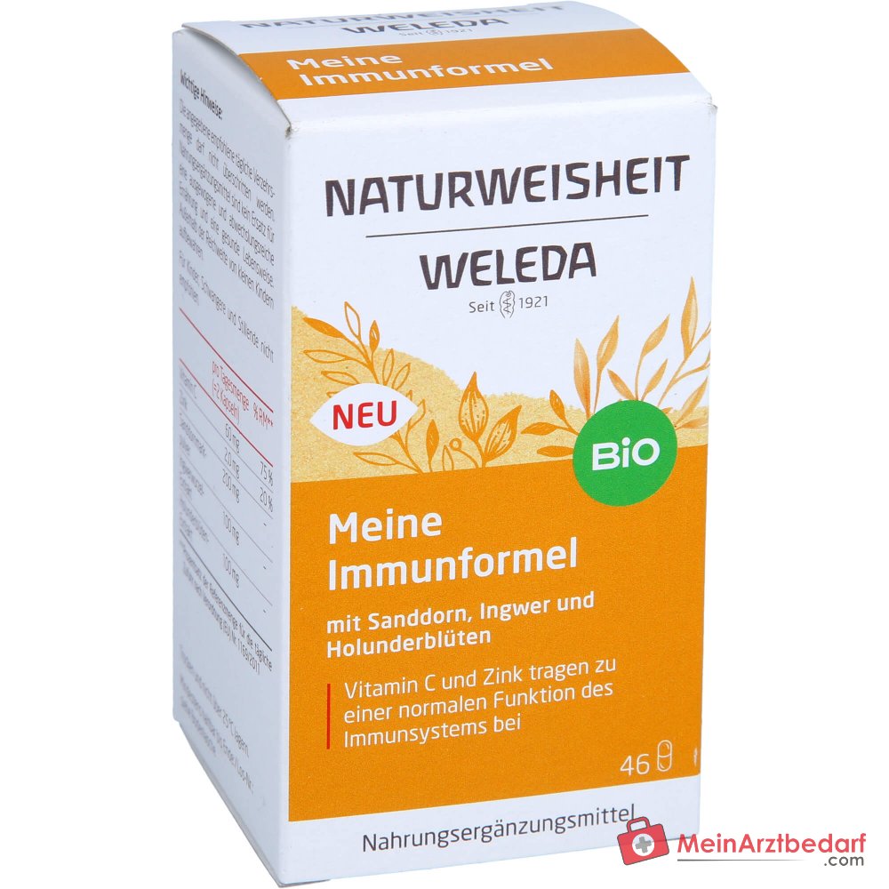 Weleda Saggezza Naturale La Mia Formula Immunitaria Vitamine Capsule, 46 pz.