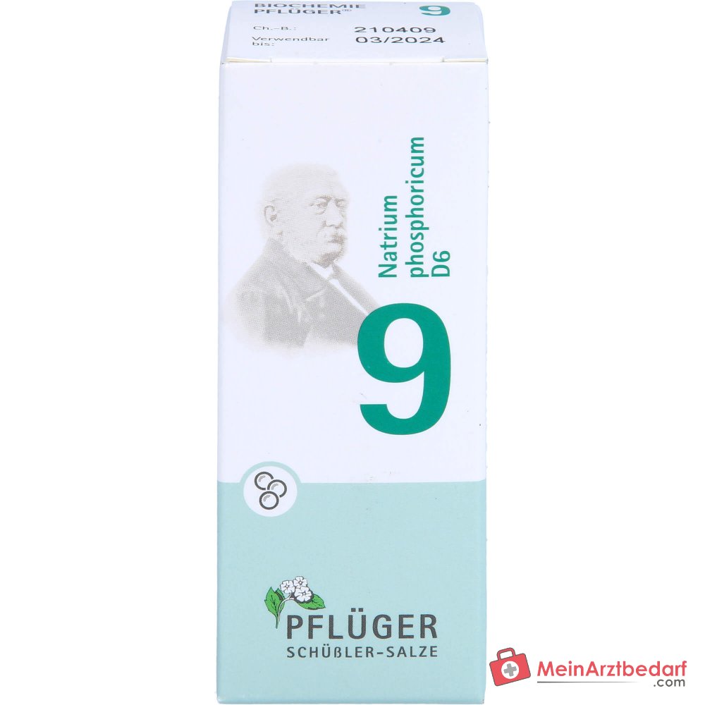 BIOCHEMIE PFLÜGER Nr 9 Natrium phosphoricum D6 homeopatyczny środek leczniczy