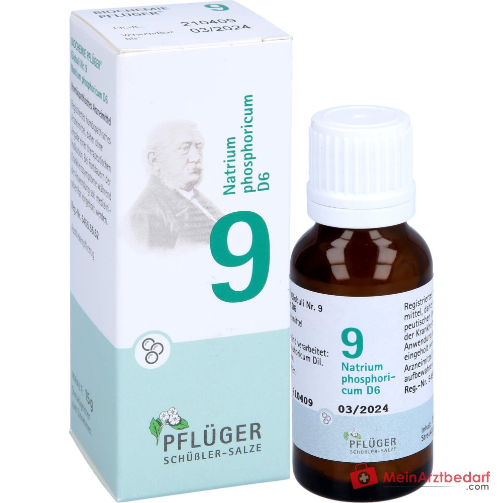 BIOCHEMIE PFLÜGER Nr. 9 Natrium phosphoricum D6 homöopathisches Arzneimittel