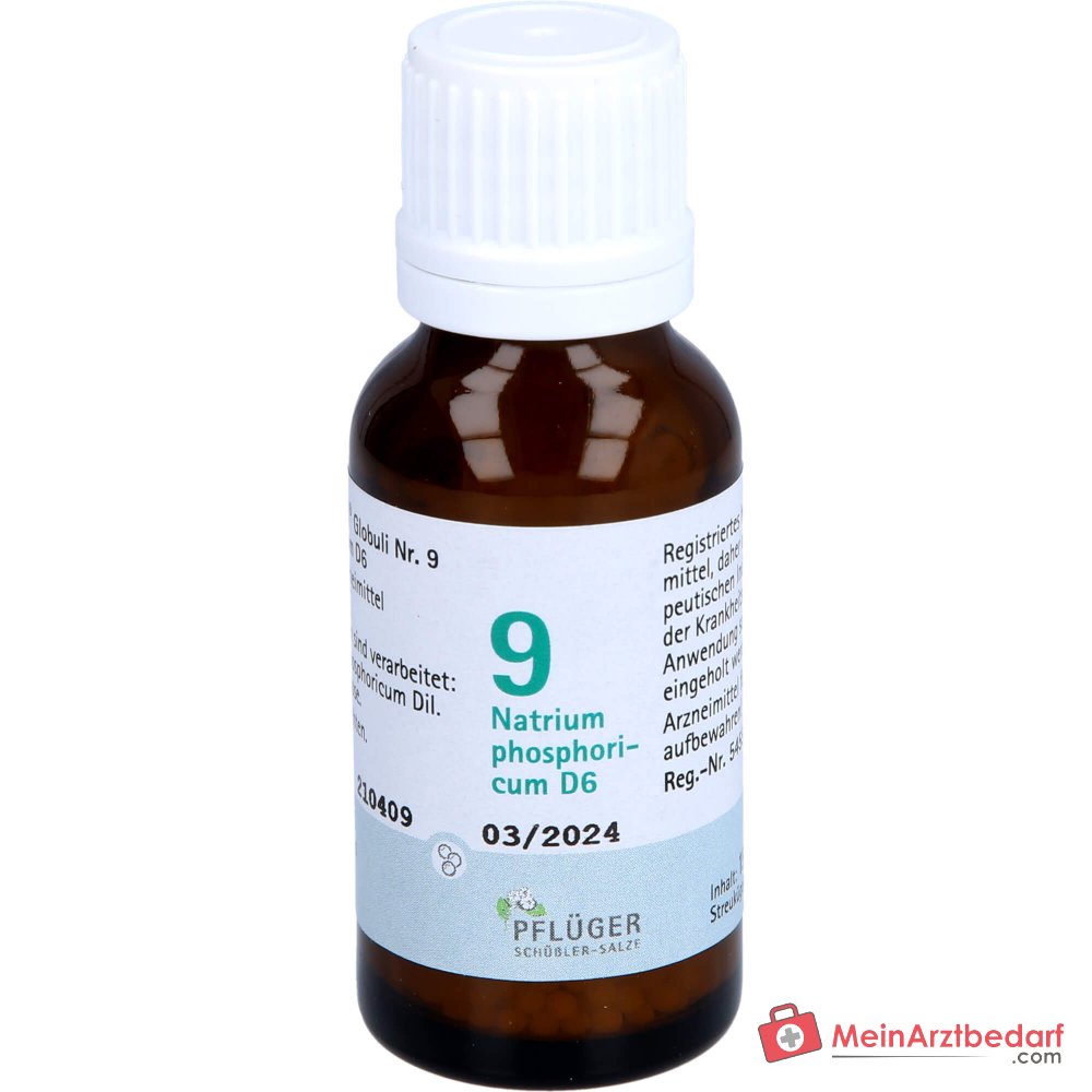 BIOCHEMIE PFLÜGER Nr. 9 Natrium phosphoricum D6 homöopathisches Arzneimittel