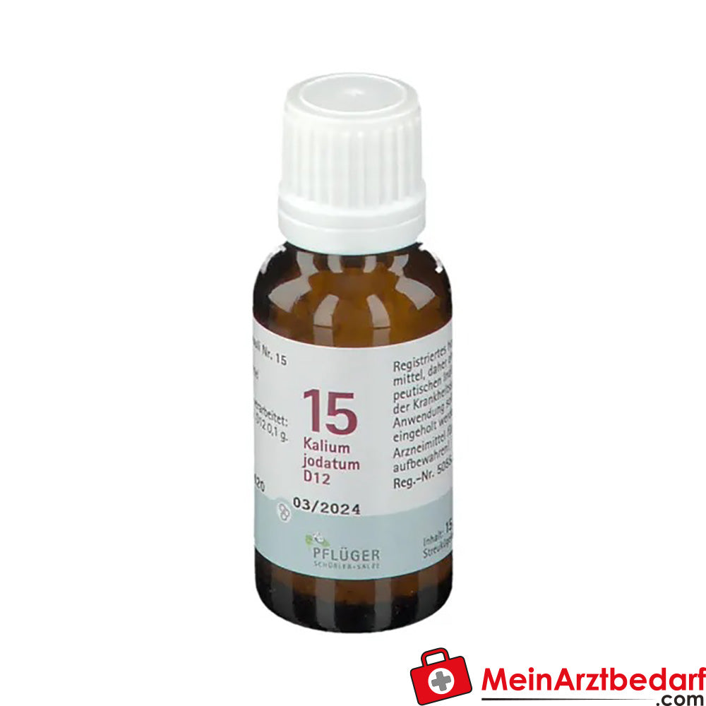 BIOCHEMIE PFLÜGER® Nr. 15 Kalium jodatum D 12.