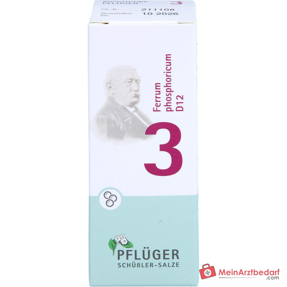 Pflüger Biochimica Globuli n. 3 Ferrum phosphoricum D12 granuli, 15 g