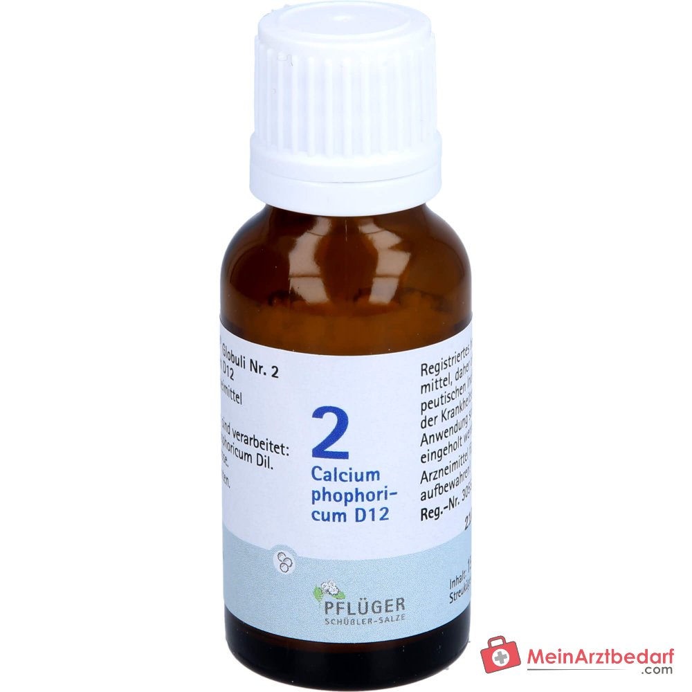 Pflüger Biochemia Globuli N. 2 Calcium phosphoricum D12 Globuli, 15 g