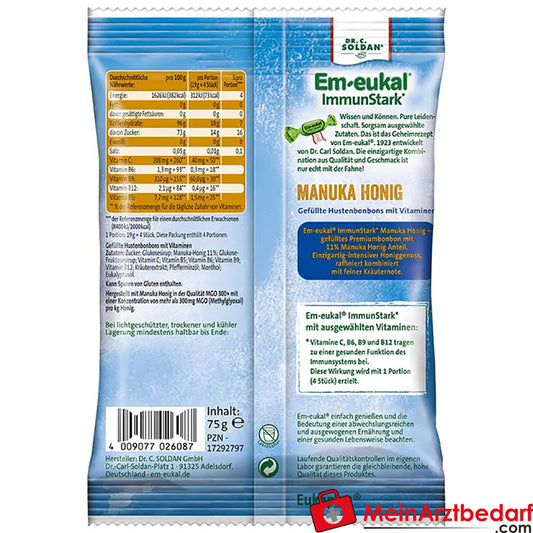 Em-eukal® ImmunStark® Manuka Honig, 75g.