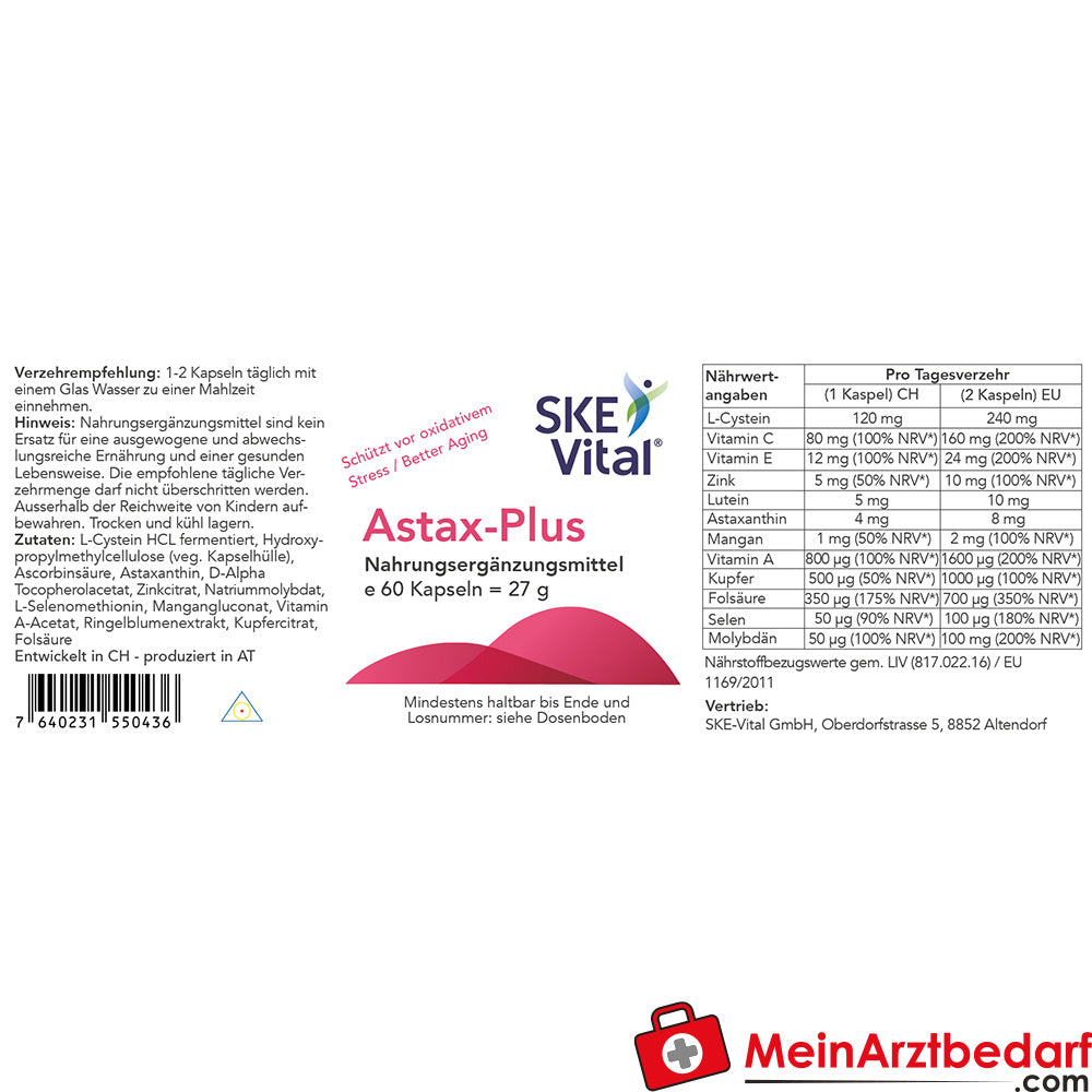 SKE Vital Astax-Plus Kapseln.