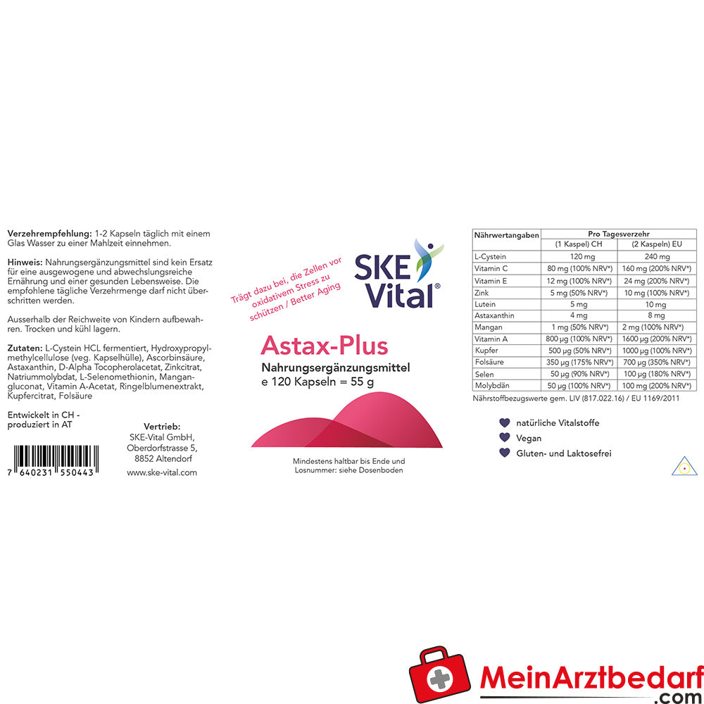 SKE Vital Astax-Plus Kapseln.