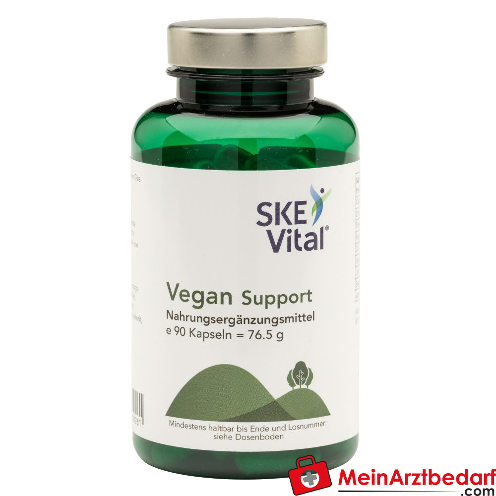 SKE Vital Vegan Support Eisen 14 mg Vitamin B12 10 µg Kapseln 90 Stück.