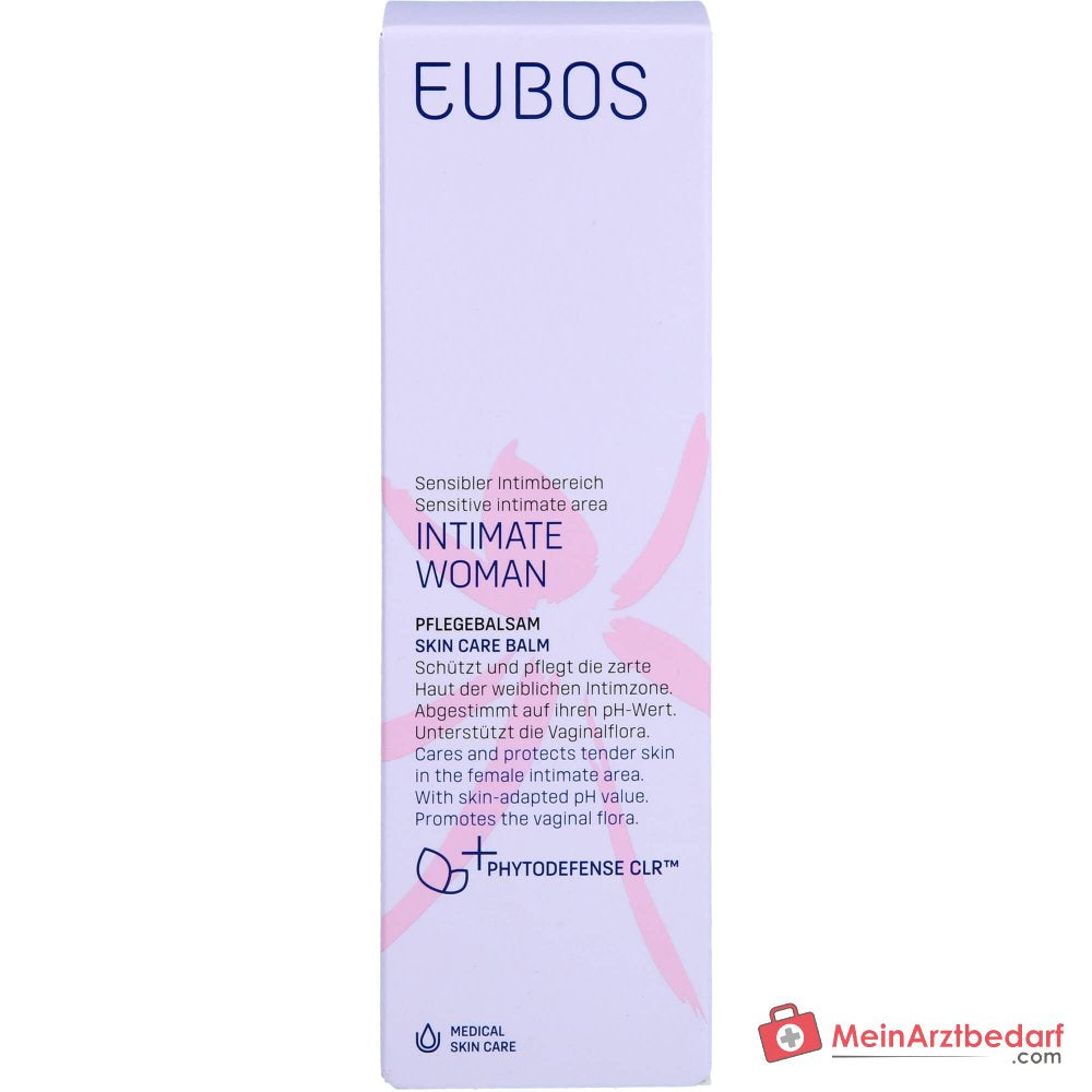 Eubos Intimate Woman Pflegebalsam Panthenol / Aloe Vera / Jojobaöl /  Hamamelis Balsam, 125 ml