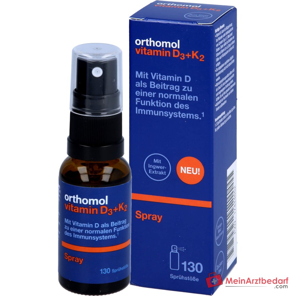 Orthomol Vitamin D3+K2 Spray, 20 ml.