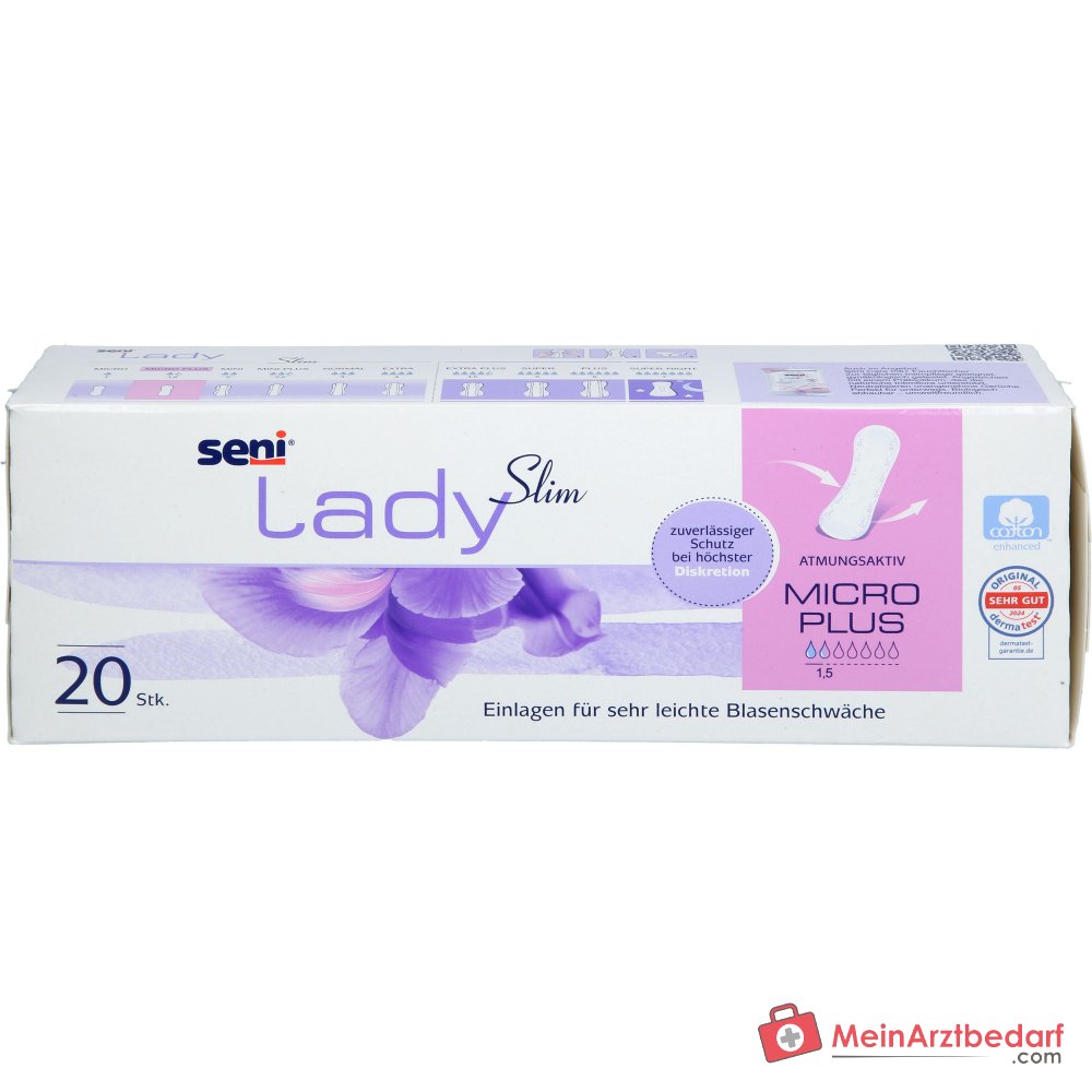 Seni Lady Slim Micro Plus Inkontinenzeinlage, 20 Stück