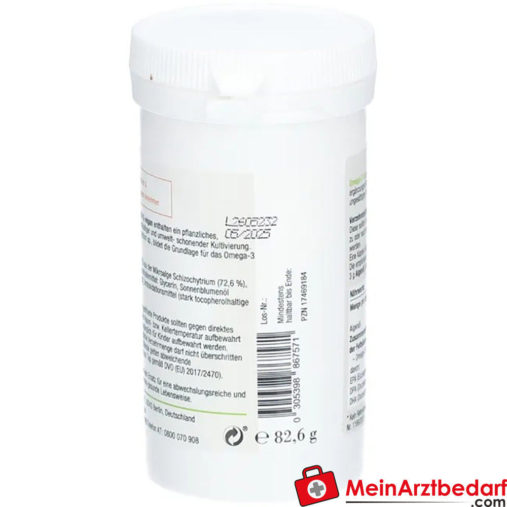 NORSAN Omega-3 Vegan Algenöl Kapseln, 80 St..