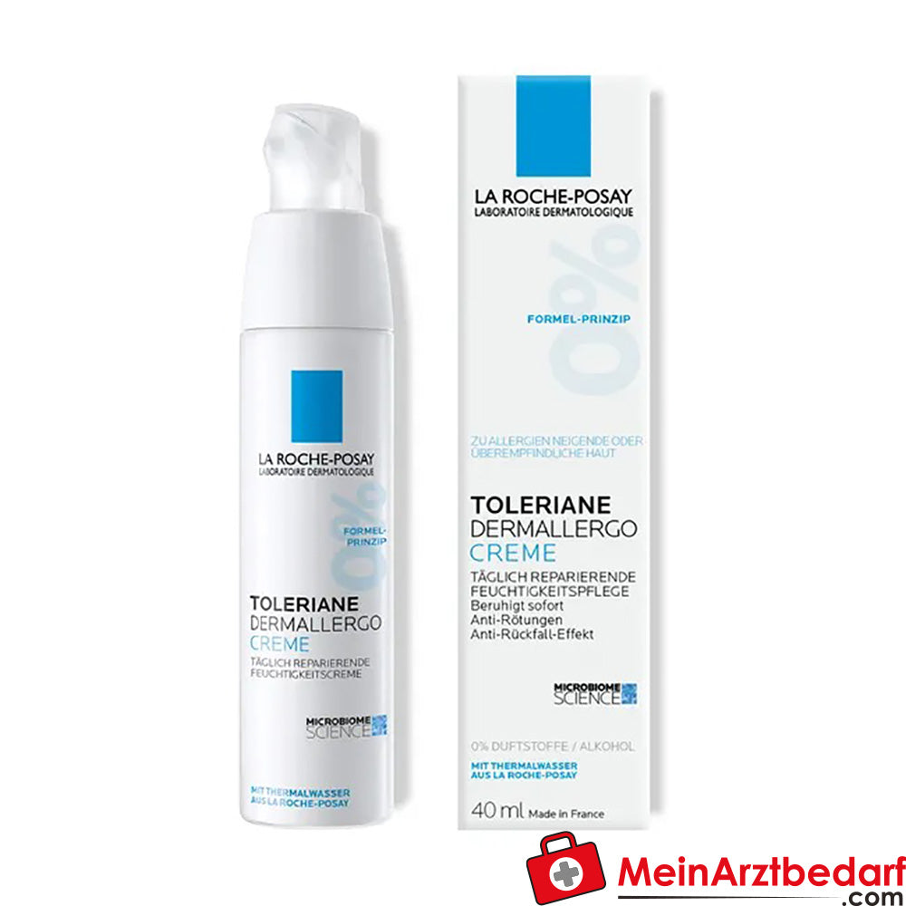Toleriane Dermallergo Gesichtscreme|für empfindliche, trockene und zu Allergien neigende Haut, 40ml.