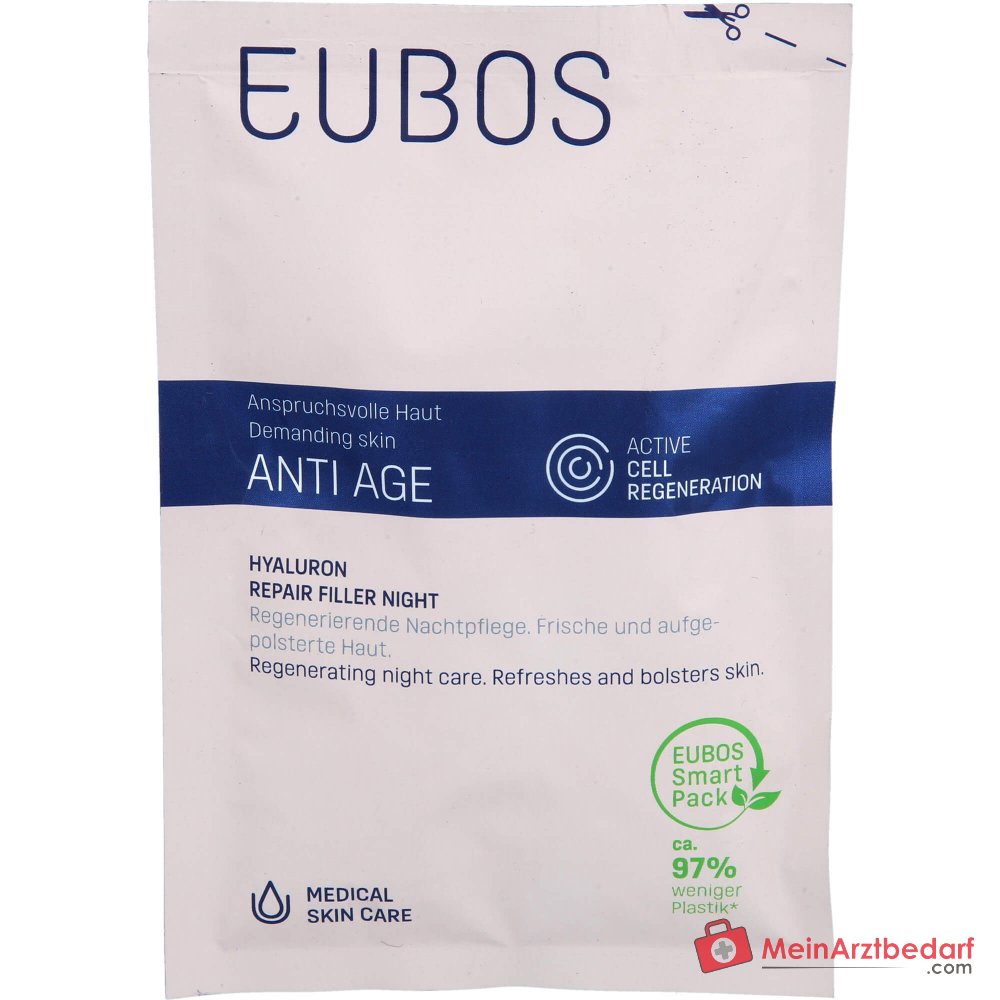 Eubos Anti Age Hyaluron Repair Filler Night Nachtcrème, 50 ml