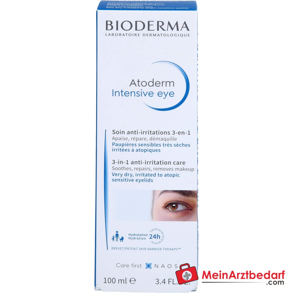 Bioderma Atoderm Intensive Eye 3-in-1 Augenpflege, 100 ml.