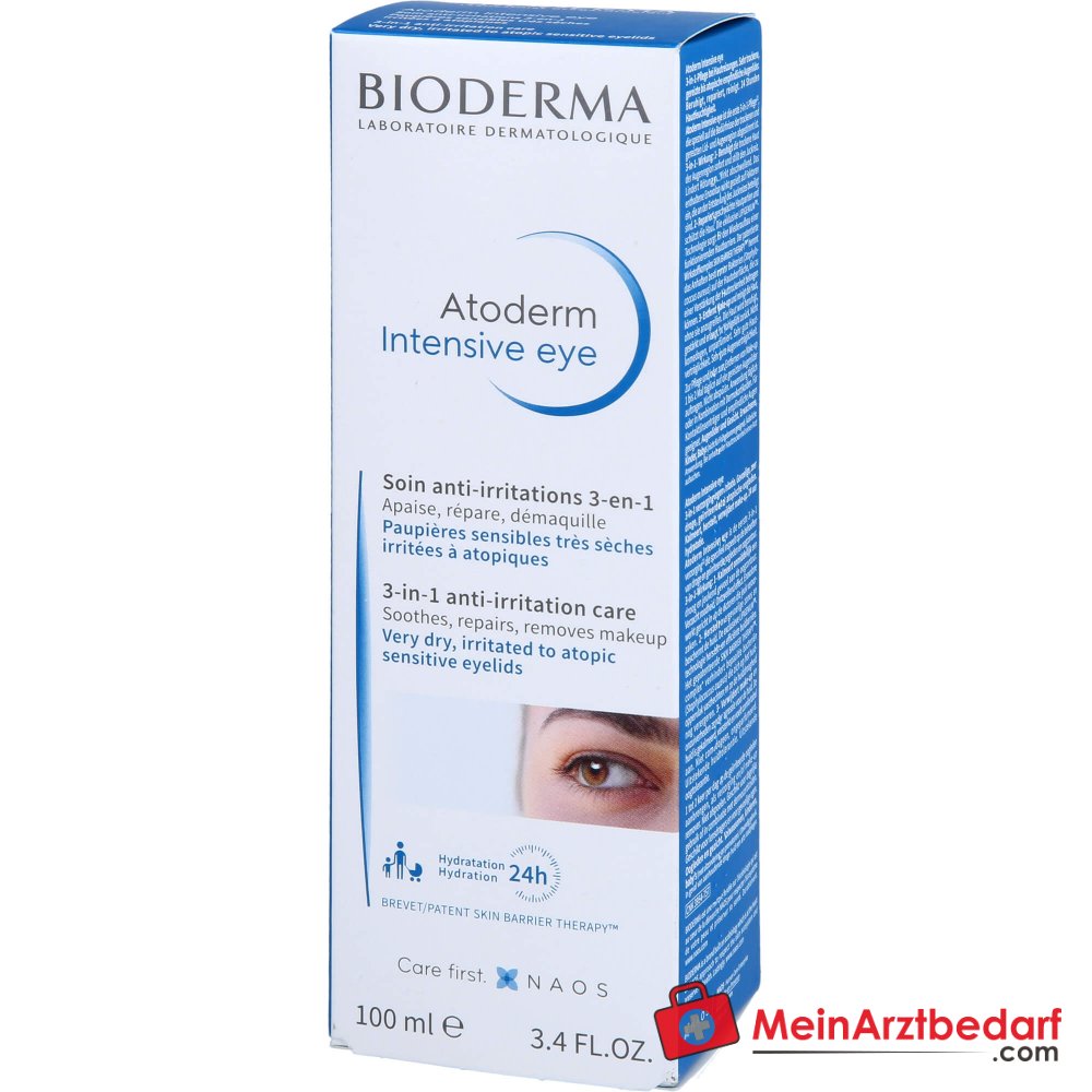 Bioderma Atoderm Intensive Eye 3-in-1 Augenpflege, 100 ml.