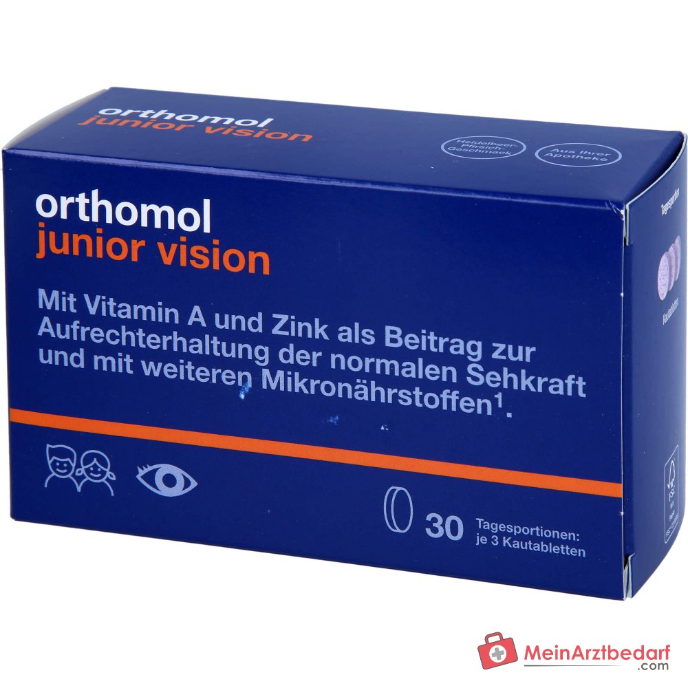 Orthomol junior Vision Kautabletten, 90 St..