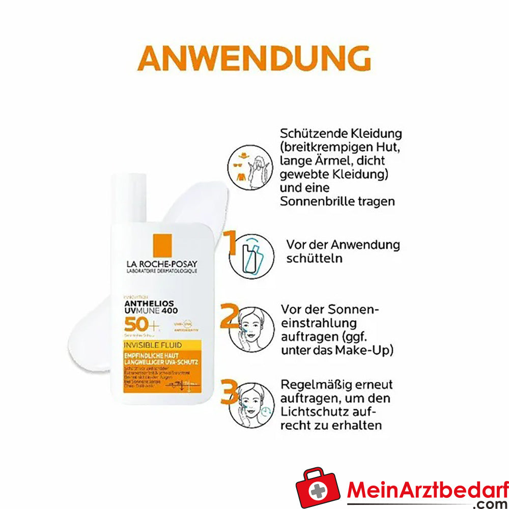 La Roche Posay Anthelios Invisible Fluid UVMune 400 LSF 50+, 50ml.