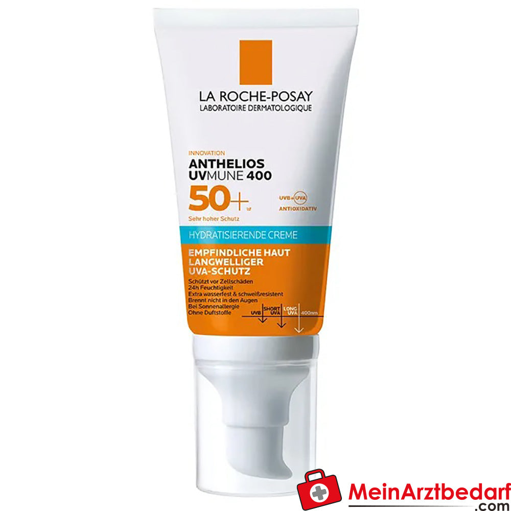 La Roche Posay Anthelios Hydratisierende Creme UVMune 400 LSF 50+, 50ml.