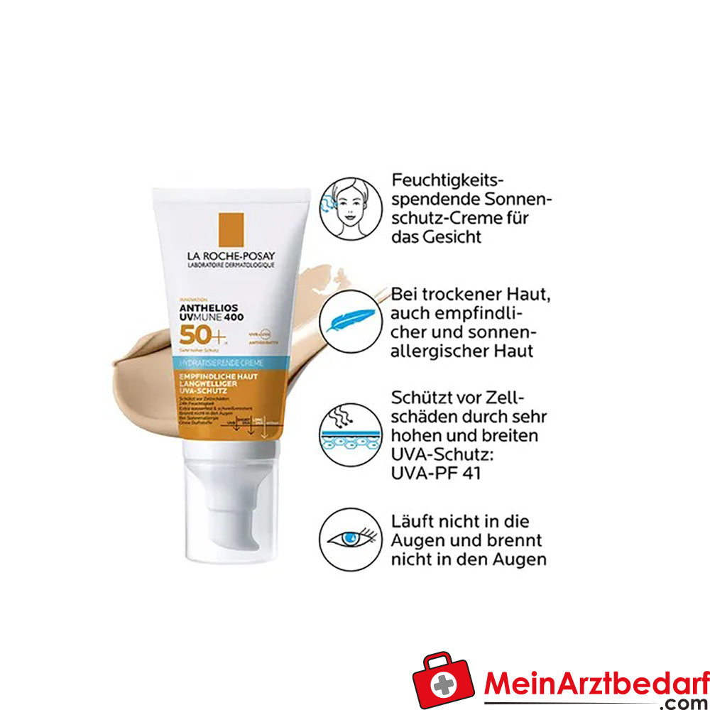 La Roche Posay Anthelios Hydratisierende Getönte BB-Creme UVMune 400 LSF 50+, 50ml.