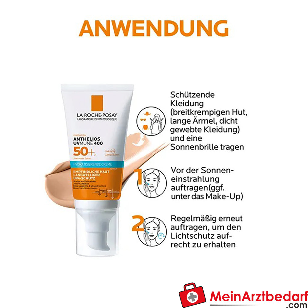 La Roche Posay Anthelios Hydratisierende Getönte BB-Creme UVMune 400 LSF 50+, 50ml.