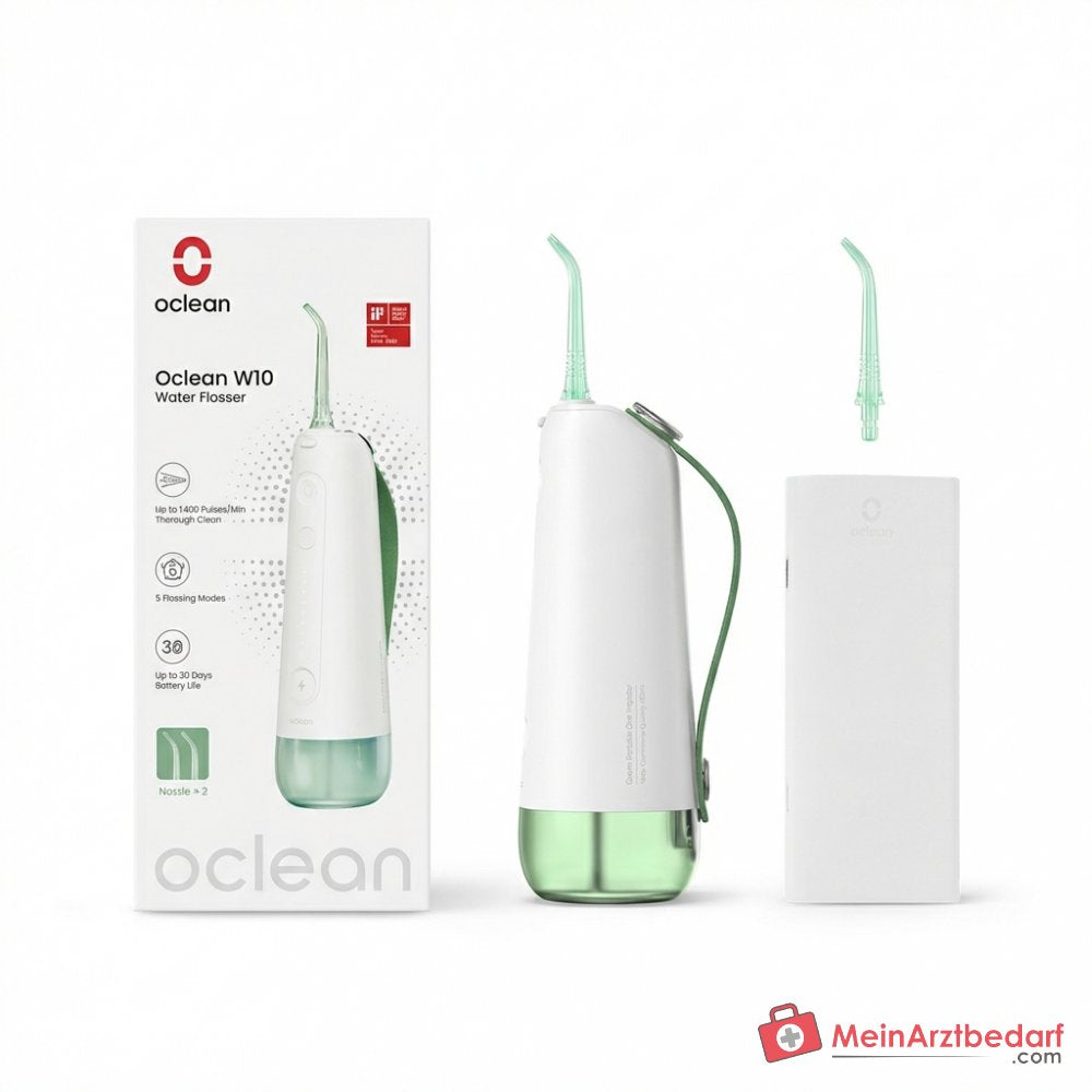 Irrigador bucal inalámbrico Oclean W10, verde