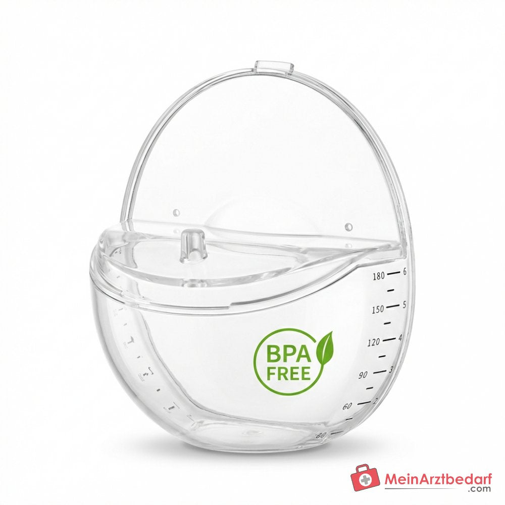Momcozy Mobile Style M6 dubbele elektrische draagbare handsfree borstkolf met 3 modi, 9 niveaus, DoubleFit-flens, 295 mmHg zuigkracht, LED-display, 180 ml capaciteit, set van 2.
