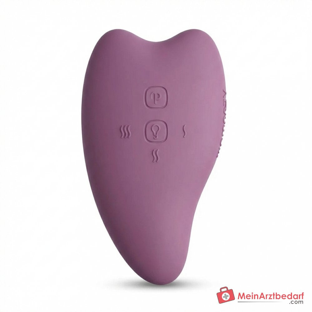 Momcozy Brustmassagegerät 2-in-1 mit Wärme und Vibration, 2 Modi, 6 Intensitätsstufen, IPX7 wasserdicht, magnetisches USB-Laden, BPA-frei