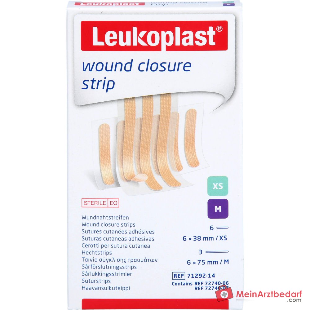 Leukoplast Wundnahtstreifen, hautfreundlich, flexibel