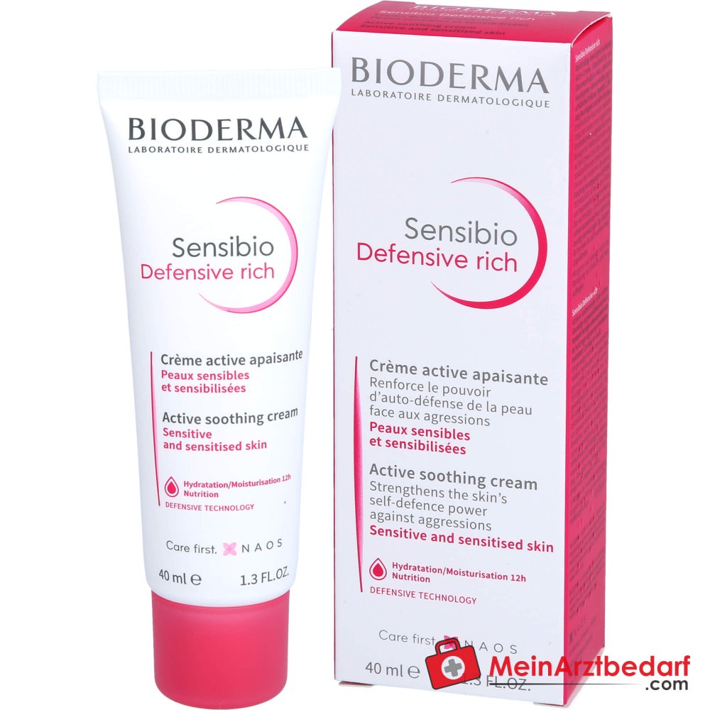 Bioderma Sensibio Defensive Rich Creme, 40 ml.
