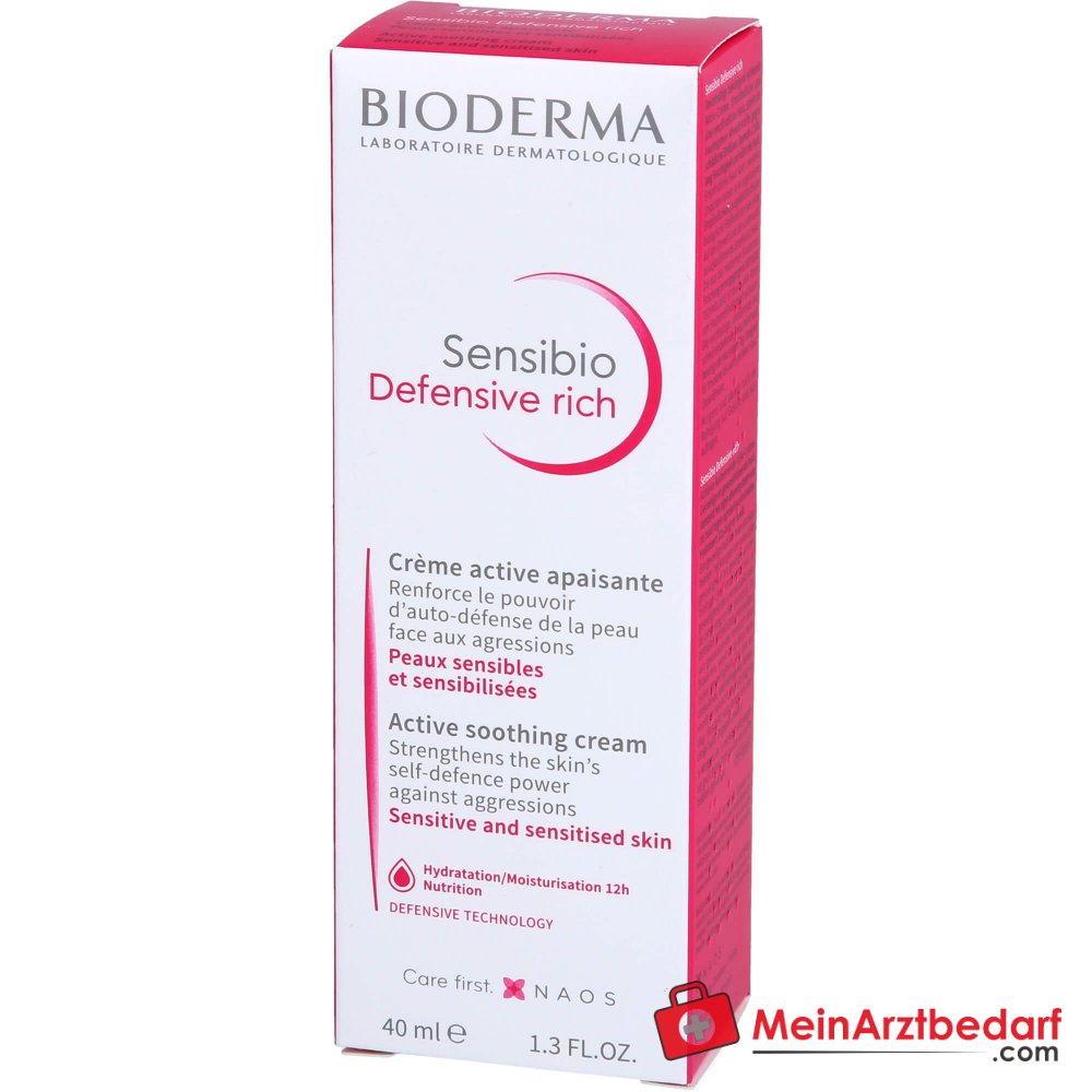 Bioderma Sensibio Defensive Rich Creme, 40 ml.