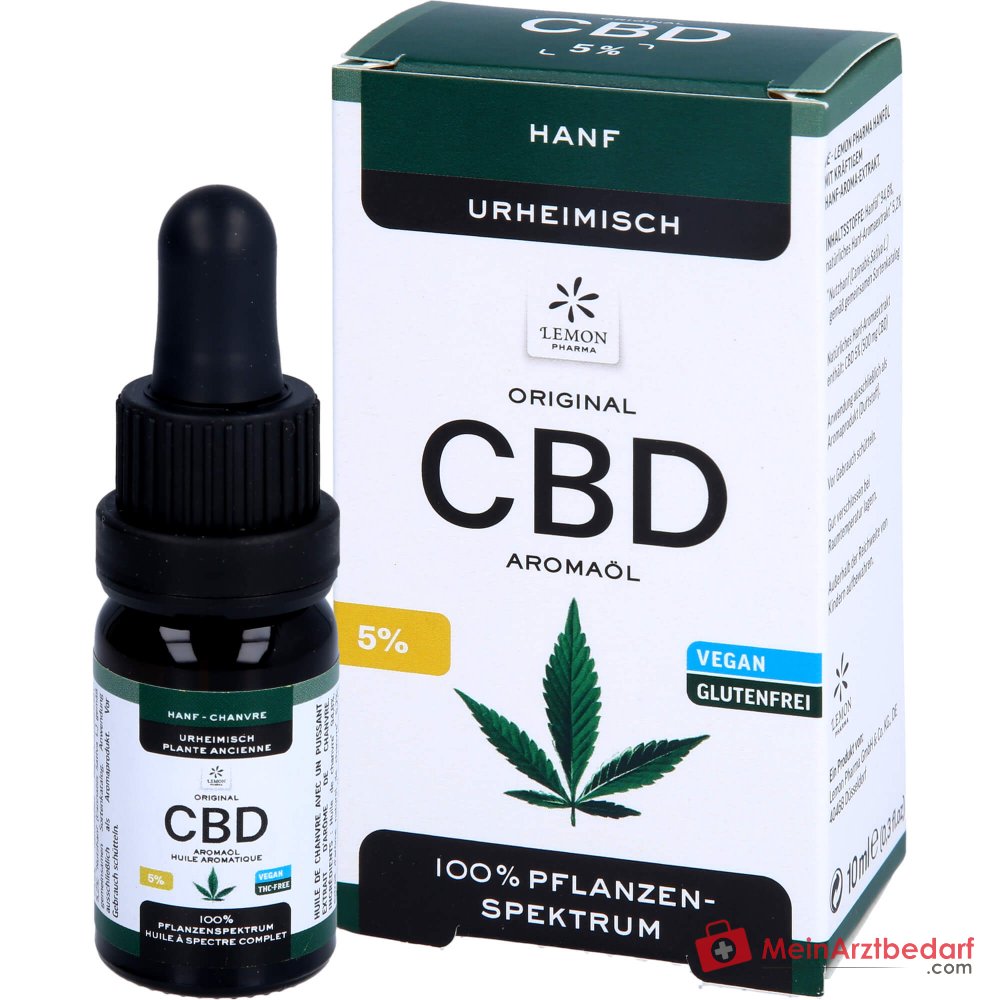 Olej smakowy Lemon Pharma CBD 5% (500 mg) bez THC