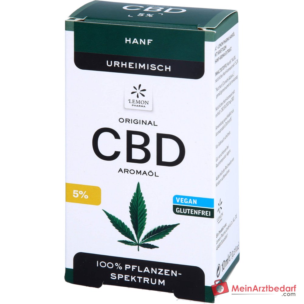 Olej smakowy Lemon Pharma CBD 5% (500 mg) bez THC