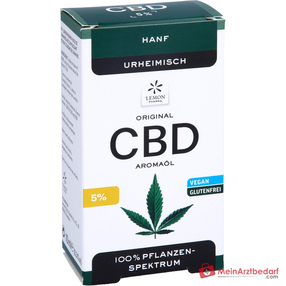 Olej smakowy Lemon Pharma CBD 5% (500 mg) bez THC