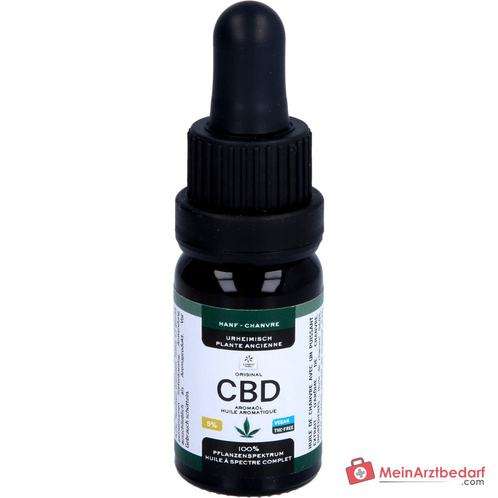 Olej smakowy Lemon Pharma CBD 5% (500 mg) bez THC