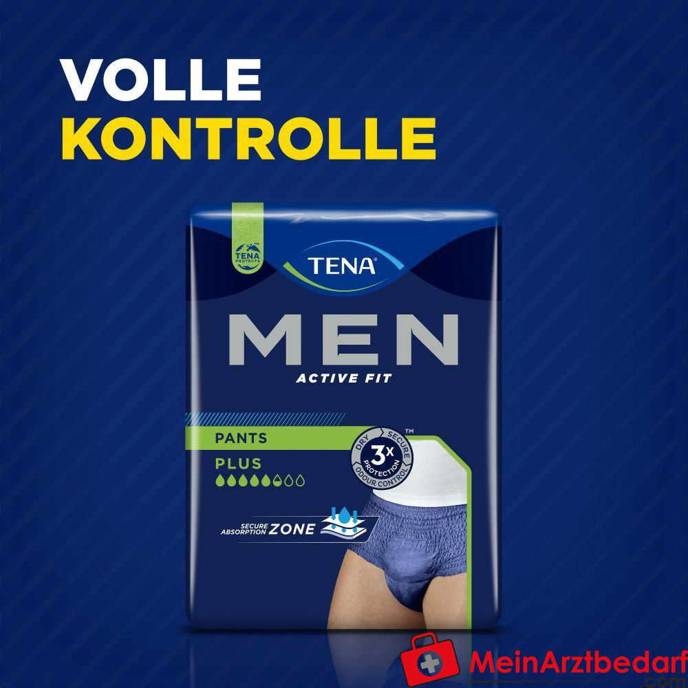 TENA Men Active Fit Pants Plus blau L/XL.