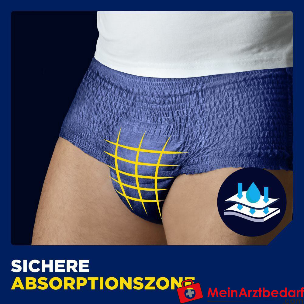 TENA Men Active Fit Pants Plus blau L/XL.