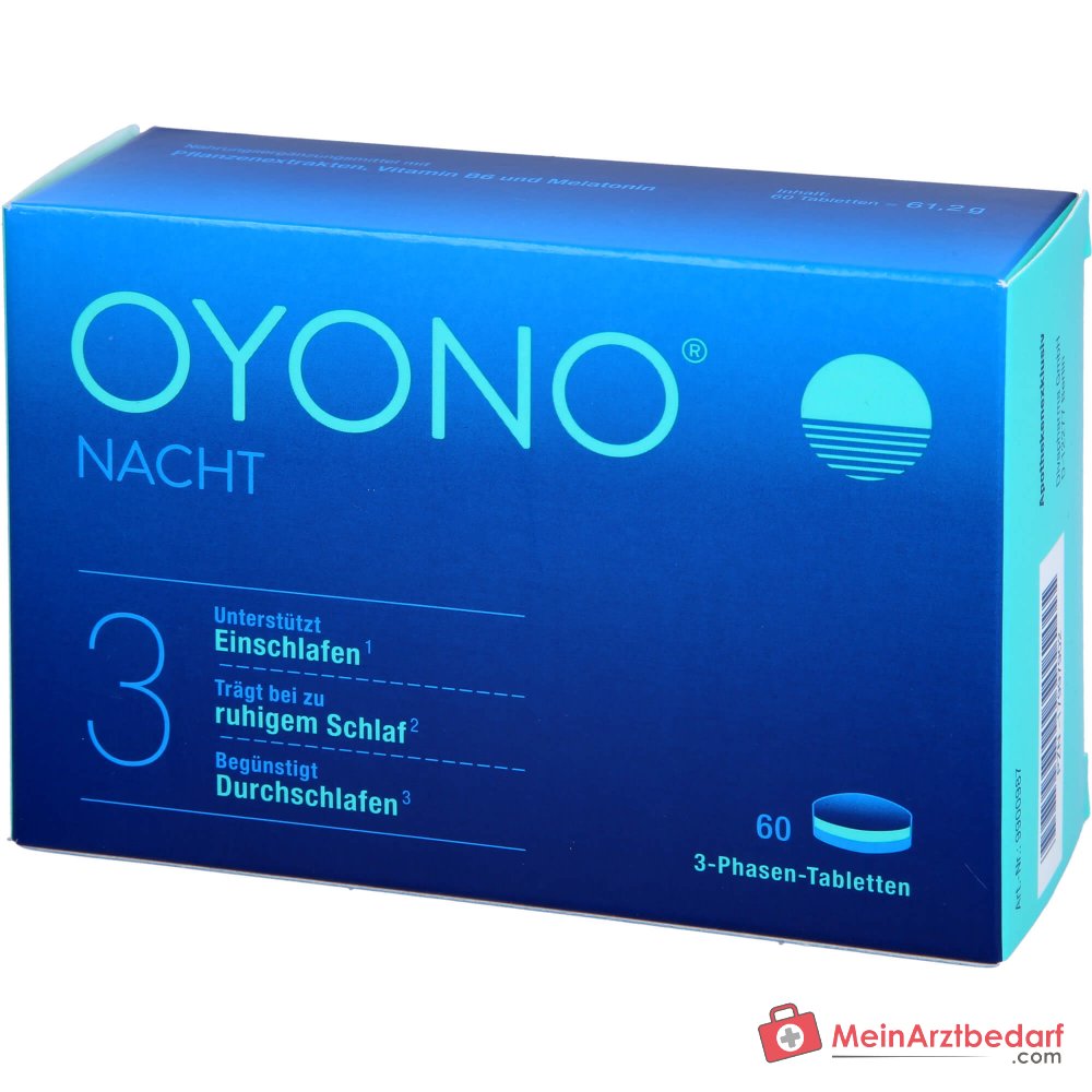 Divapharma IXXILON Melatonin / Vitamin B6 / Baldrianwurzel / Passionsblume / Weissdorn / Zitronenmelisse Tabletten, 60 St.